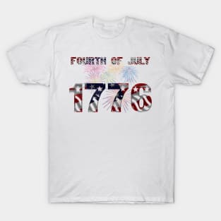 July 4th 1776 Independence Day T-Shirt